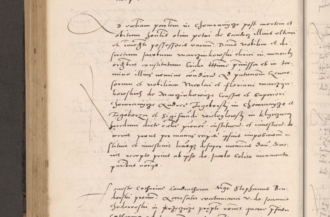 Zdjęcie nr 1006 dla obiektu archiwalnego: Acta actorum causarum, sententiarum tam diffinitivarum quam interloquutoriarum, decretorum, obligationum, quietationum et constitutionum procuratorum coram reverendo domino Stanislao Schlomovski praeposito Calissiensi, archidiacono Sandecensi, canonico vicarioque in spiritualibus generali Cracocoviensi ad annum Domini millesimum quingentesimum quinquagesimum sextum, cuius indicatio quatuor decima, pontificatus sanctissimi in Christo patris domini Pauli divina providencia pape quarti anno ipsius