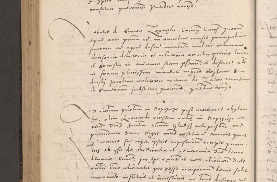 Zdjęcie nr 1000 dla obiektu archiwalnego: Acta actorum causarum, sententiarum tam diffinitivarum quam interloquutoriarum, decretorum, obligationum, quietationum et constitutionum procuratorum coram reverendo domino Stanislao Schlomovski praeposito Calissiensi, archidiacono Sandecensi, canonico vicarioque in spiritualibus generali Cracocoviensi ad annum Domini millesimum quingentesimum quinquagesimum sextum, cuius indicatio quatuor decima, pontificatus sanctissimi in Christo patris domini Pauli divina providencia pape quarti anno ipsius