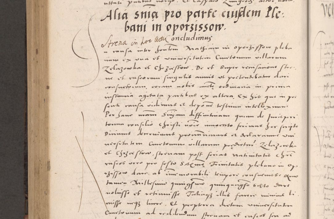 Zdjęcie nr 992 dla obiektu archiwalnego: Acta actorum causarum, sententiarum tam diffinitivarum quam interloquutoriarum, decretorum, obligationum, quietationum et constitutionum procuratorum coram reverendo domino Stanislao Schlomovski praeposito Calissiensi, archidiacono Sandecensi, canonico vicarioque in spiritualibus generali Cracocoviensi ad annum Domini millesimum quingentesimum quinquagesimum sextum, cuius indicatio quatuor decima, pontificatus sanctissimi in Christo patris domini Pauli divina providencia pape quarti anno ipsius