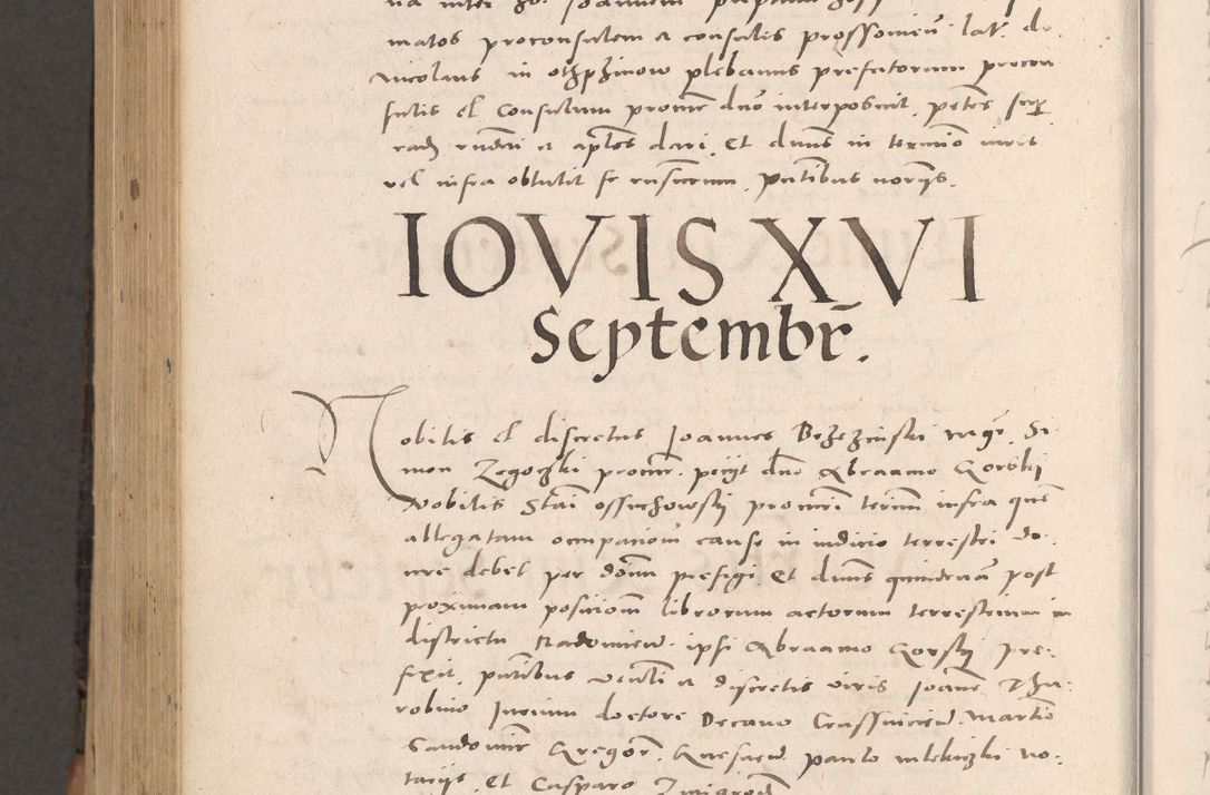Zdjęcie nr 972 dla obiektu archiwalnego: Acta actorum causarum, sententiarum tam diffinitivarum quam interloquutoriarum, decretorum, obligationum, quietationum et constitutionum procuratorum coram reverendo domino Stanislao Schlomovski praeposito Calissiensi, archidiacono Sandecensi, canonico vicarioque in spiritualibus generali Cracocoviensi ad annum Domini millesimum quingentesimum quinquagesimum sextum, cuius indicatio quatuor decima, pontificatus sanctissimi in Christo patris domini Pauli divina providencia pape quarti anno ipsius