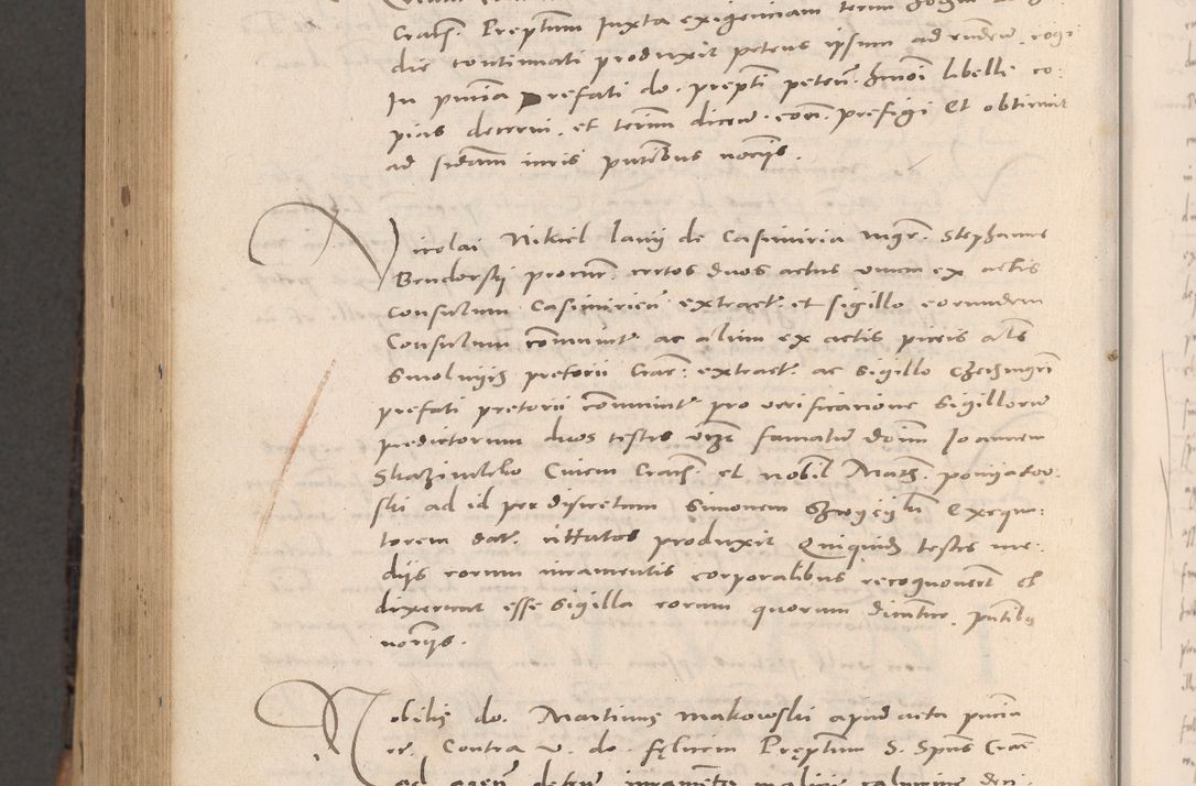Zdjęcie nr 968 dla obiektu archiwalnego: Acta actorum causarum, sententiarum tam diffinitivarum quam interloquutoriarum, decretorum, obligationum, quietationum et constitutionum procuratorum coram reverendo domino Stanislao Schlomovski praeposito Calissiensi, archidiacono Sandecensi, canonico vicarioque in spiritualibus generali Cracocoviensi ad annum Domini millesimum quingentesimum quinquagesimum sextum, cuius indicatio quatuor decima, pontificatus sanctissimi in Christo patris domini Pauli divina providencia pape quarti anno ipsius