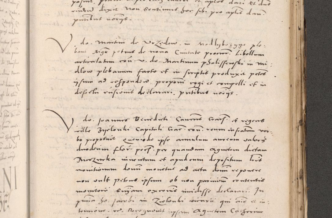 Zdjęcie nr 967 dla obiektu archiwalnego: Acta actorum causarum, sententiarum tam diffinitivarum quam interloquutoriarum, decretorum, obligationum, quietationum et constitutionum procuratorum coram reverendo domino Stanislao Schlomovski praeposito Calissiensi, archidiacono Sandecensi, canonico vicarioque in spiritualibus generali Cracocoviensi ad annum Domini millesimum quingentesimum quinquagesimum sextum, cuius indicatio quatuor decima, pontificatus sanctissimi in Christo patris domini Pauli divina providencia pape quarti anno ipsius
