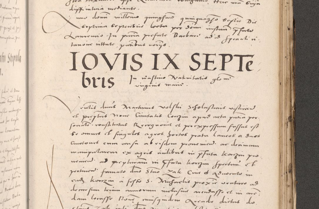 Zdjęcie nr 963 dla obiektu archiwalnego: Acta actorum causarum, sententiarum tam diffinitivarum quam interloquutoriarum, decretorum, obligationum, quietationum et constitutionum procuratorum coram reverendo domino Stanislao Schlomovski praeposito Calissiensi, archidiacono Sandecensi, canonico vicarioque in spiritualibus generali Cracocoviensi ad annum Domini millesimum quingentesimum quinquagesimum sextum, cuius indicatio quatuor decima, pontificatus sanctissimi in Christo patris domini Pauli divina providencia pape quarti anno ipsius