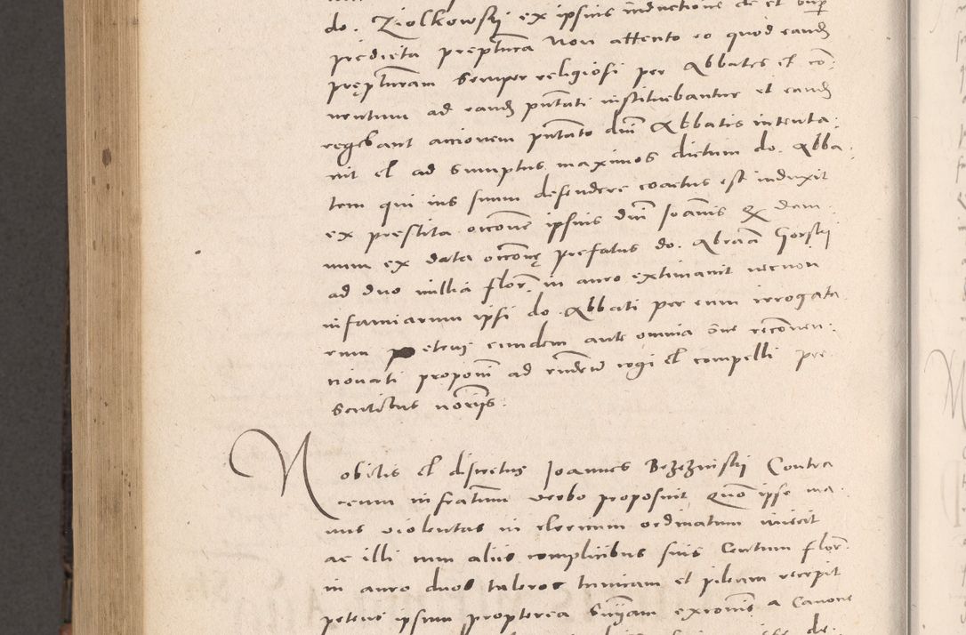 Zdjęcie nr 946 dla obiektu archiwalnego: Acta actorum causarum, sententiarum tam diffinitivarum quam interloquutoriarum, decretorum, obligationum, quietationum et constitutionum procuratorum coram reverendo domino Stanislao Schlomovski praeposito Calissiensi, archidiacono Sandecensi, canonico vicarioque in spiritualibus generali Cracocoviensi ad annum Domini millesimum quingentesimum quinquagesimum sextum, cuius indicatio quatuor decima, pontificatus sanctissimi in Christo patris domini Pauli divina providencia pape quarti anno ipsius