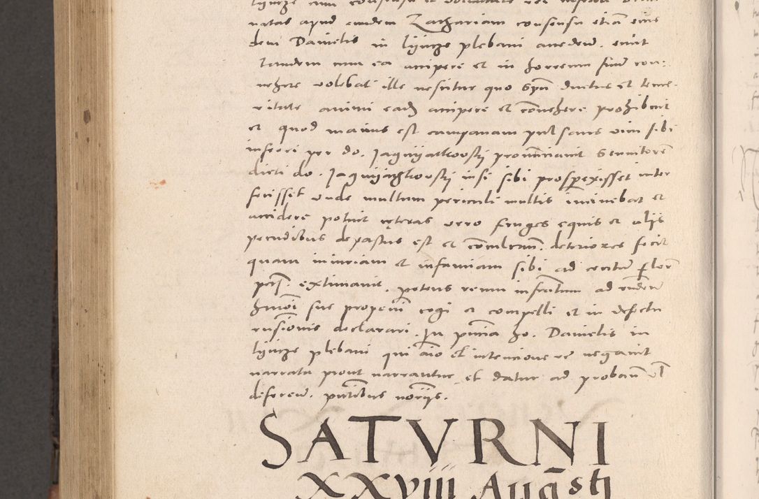 Zdjęcie nr 942 dla obiektu archiwalnego: Acta actorum causarum, sententiarum tam diffinitivarum quam interloquutoriarum, decretorum, obligationum, quietationum et constitutionum procuratorum coram reverendo domino Stanislao Schlomovski praeposito Calissiensi, archidiacono Sandecensi, canonico vicarioque in spiritualibus generali Cracocoviensi ad annum Domini millesimum quingentesimum quinquagesimum sextum, cuius indicatio quatuor decima, pontificatus sanctissimi in Christo patris domini Pauli divina providencia pape quarti anno ipsius