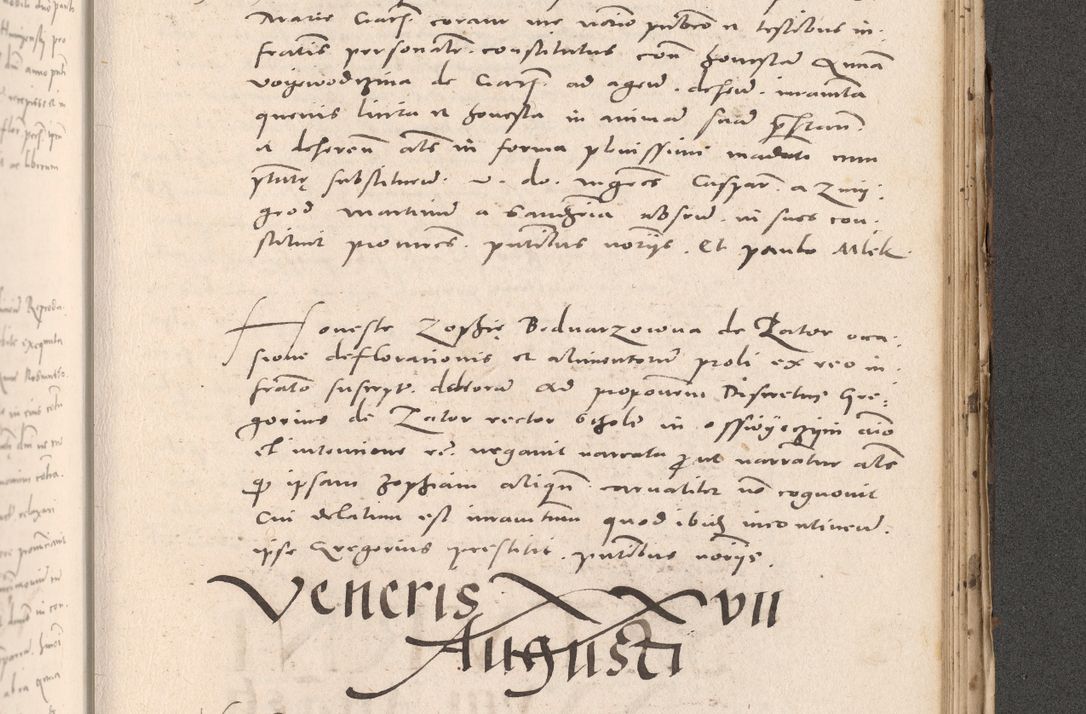 Zdjęcie nr 941 dla obiektu archiwalnego: Acta actorum causarum, sententiarum tam diffinitivarum quam interloquutoriarum, decretorum, obligationum, quietationum et constitutionum procuratorum coram reverendo domino Stanislao Schlomovski praeposito Calissiensi, archidiacono Sandecensi, canonico vicarioque in spiritualibus generali Cracocoviensi ad annum Domini millesimum quingentesimum quinquagesimum sextum, cuius indicatio quatuor decima, pontificatus sanctissimi in Christo patris domini Pauli divina providencia pape quarti anno ipsius