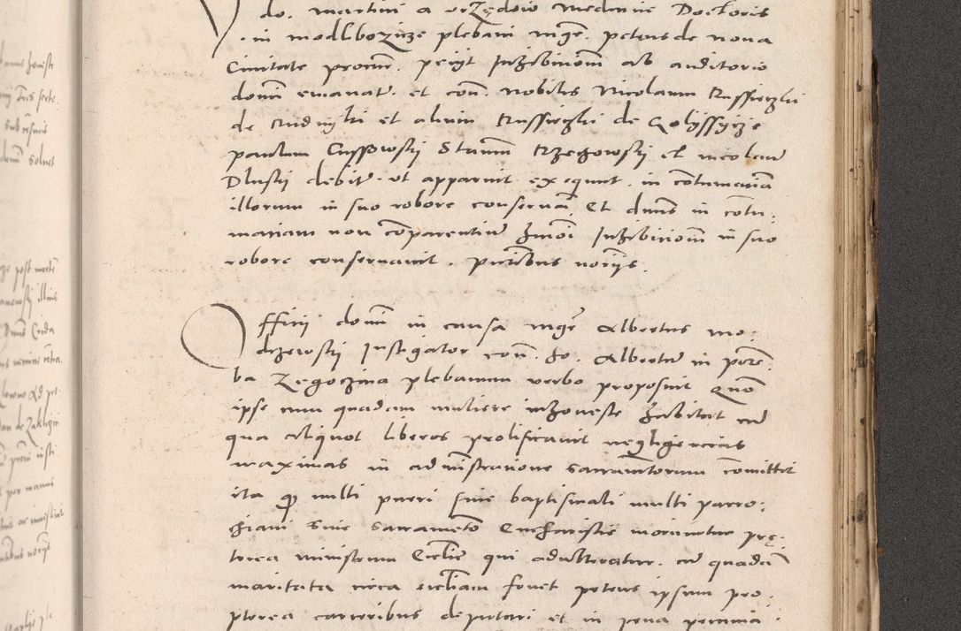 Zdjęcie nr 937 dla obiektu archiwalnego: Acta actorum causarum, sententiarum tam diffinitivarum quam interloquutoriarum, decretorum, obligationum, quietationum et constitutionum procuratorum coram reverendo domino Stanislao Schlomovski praeposito Calissiensi, archidiacono Sandecensi, canonico vicarioque in spiritualibus generali Cracocoviensi ad annum Domini millesimum quingentesimum quinquagesimum sextum, cuius indicatio quatuor decima, pontificatus sanctissimi in Christo patris domini Pauli divina providencia pape quarti anno ipsius