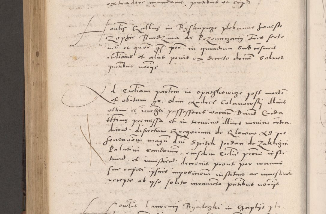 Zdjęcie nr 936 dla obiektu archiwalnego: Acta actorum causarum, sententiarum tam diffinitivarum quam interloquutoriarum, decretorum, obligationum, quietationum et constitutionum procuratorum coram reverendo domino Stanislao Schlomovski praeposito Calissiensi, archidiacono Sandecensi, canonico vicarioque in spiritualibus generali Cracocoviensi ad annum Domini millesimum quingentesimum quinquagesimum sextum, cuius indicatio quatuor decima, pontificatus sanctissimi in Christo patris domini Pauli divina providencia pape quarti anno ipsius