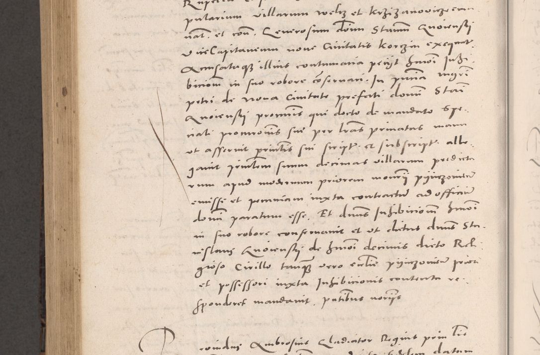 Zdjęcie nr 926 dla obiektu archiwalnego: Acta actorum causarum, sententiarum tam diffinitivarum quam interloquutoriarum, decretorum, obligationum, quietationum et constitutionum procuratorum coram reverendo domino Stanislao Schlomovski praeposito Calissiensi, archidiacono Sandecensi, canonico vicarioque in spiritualibus generali Cracocoviensi ad annum Domini millesimum quingentesimum quinquagesimum sextum, cuius indicatio quatuor decima, pontificatus sanctissimi in Christo patris domini Pauli divina providencia pape quarti anno ipsius