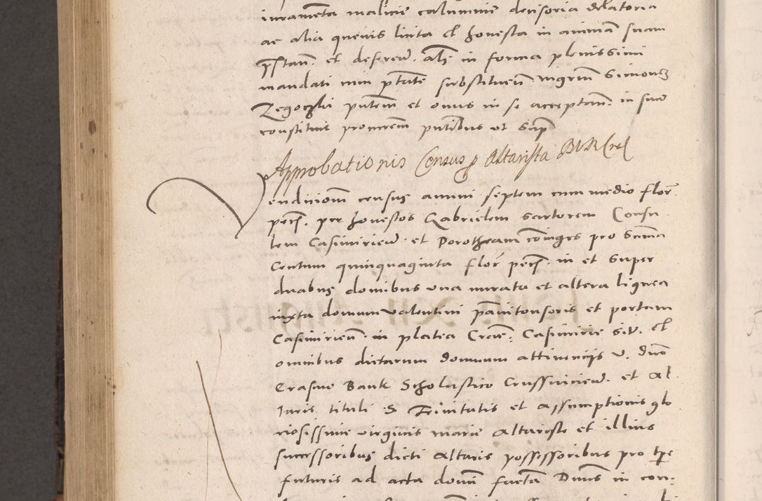 Zdjęcie nr 924 dla obiektu archiwalnego: Acta actorum causarum, sententiarum tam diffinitivarum quam interloquutoriarum, decretorum, obligationum, quietationum et constitutionum procuratorum coram reverendo domino Stanislao Schlomovski praeposito Calissiensi, archidiacono Sandecensi, canonico vicarioque in spiritualibus generali Cracocoviensi ad annum Domini millesimum quingentesimum quinquagesimum sextum, cuius indicatio quatuor decima, pontificatus sanctissimi in Christo patris domini Pauli divina providencia pape quarti anno ipsius