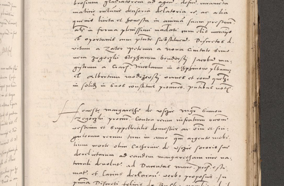 Zdjęcie nr 925 dla obiektu archiwalnego: Acta actorum causarum, sententiarum tam diffinitivarum quam interloquutoriarum, decretorum, obligationum, quietationum et constitutionum procuratorum coram reverendo domino Stanislao Schlomovski praeposito Calissiensi, archidiacono Sandecensi, canonico vicarioque in spiritualibus generali Cracocoviensi ad annum Domini millesimum quingentesimum quinquagesimum sextum, cuius indicatio quatuor decima, pontificatus sanctissimi in Christo patris domini Pauli divina providencia pape quarti anno ipsius