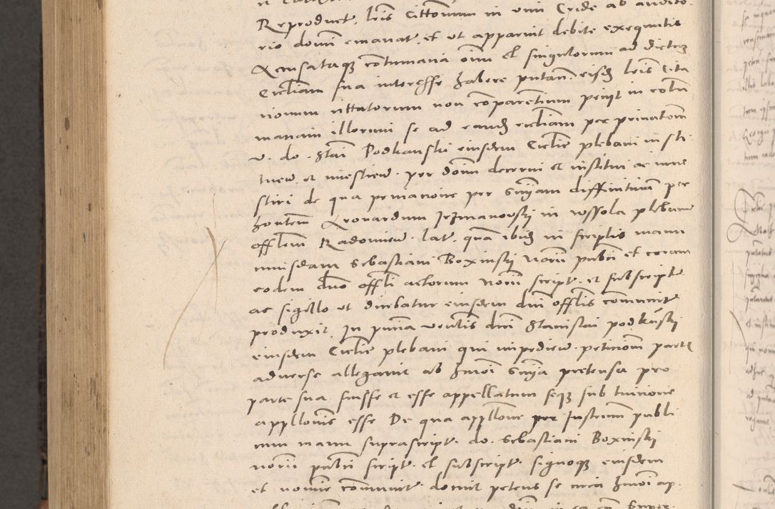 Zdjęcie nr 1064 dla obiektu archiwalnego: Acta actorum causarum, sententiarum tam diffinitivarum quam interloquutoriarum, decretorum, obligationum, quietationum et constitutionum procuratorum coram reverendo domino Stanislao Schlomovski praeposito Calissiensi, archidiacono Sandecensi, canonico vicarioque in spiritualibus generali Cracocoviensi ad annum Domini millesimum quingentesimum quinquagesimum sextum, cuius indicatio quatuor decima, pontificatus sanctissimi in Christo patris domini Pauli divina providencia pape quarti anno ipsius