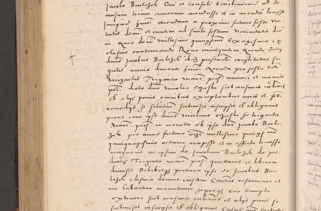 Zdjęcie nr 1068 dla obiektu archiwalnego: Acta actorum causarum, sententiarum tam diffinitivarum quam interloquutoriarum, decretorum, obligationum, quietationum et constitutionum procuratorum coram reverendo domino Stanislao Schlomovski praeposito Calissiensi, archidiacono Sandecensi, canonico vicarioque in spiritualibus generali Cracocoviensi ad annum Domini millesimum quingentesimum quinquagesimum sextum, cuius indicatio quatuor decima, pontificatus sanctissimi in Christo patris domini Pauli divina providencia pape quarti anno ipsius