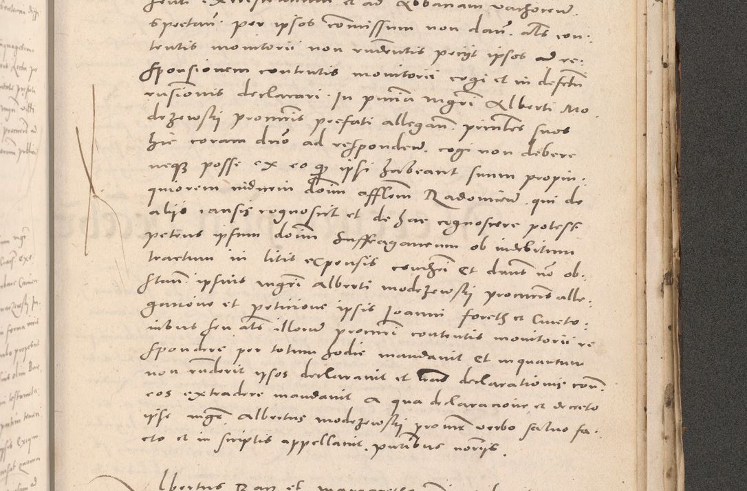 Zdjęcie nr 1061 dla obiektu archiwalnego: Acta actorum causarum, sententiarum tam diffinitivarum quam interloquutoriarum, decretorum, obligationum, quietationum et constitutionum procuratorum coram reverendo domino Stanislao Schlomovski praeposito Calissiensi, archidiacono Sandecensi, canonico vicarioque in spiritualibus generali Cracocoviensi ad annum Domini millesimum quingentesimum quinquagesimum sextum, cuius indicatio quatuor decima, pontificatus sanctissimi in Christo patris domini Pauli divina providencia pape quarti anno ipsius