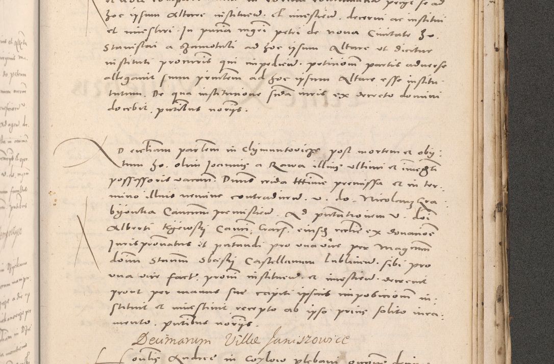 Zdjęcie nr 1041 dla obiektu archiwalnego: Acta actorum causarum, sententiarum tam diffinitivarum quam interloquutoriarum, decretorum, obligationum, quietationum et constitutionum procuratorum coram reverendo domino Stanislao Schlomovski praeposito Calissiensi, archidiacono Sandecensi, canonico vicarioque in spiritualibus generali Cracocoviensi ad annum Domini millesimum quingentesimum quinquagesimum sextum, cuius indicatio quatuor decima, pontificatus sanctissimi in Christo patris domini Pauli divina providencia pape quarti anno ipsius