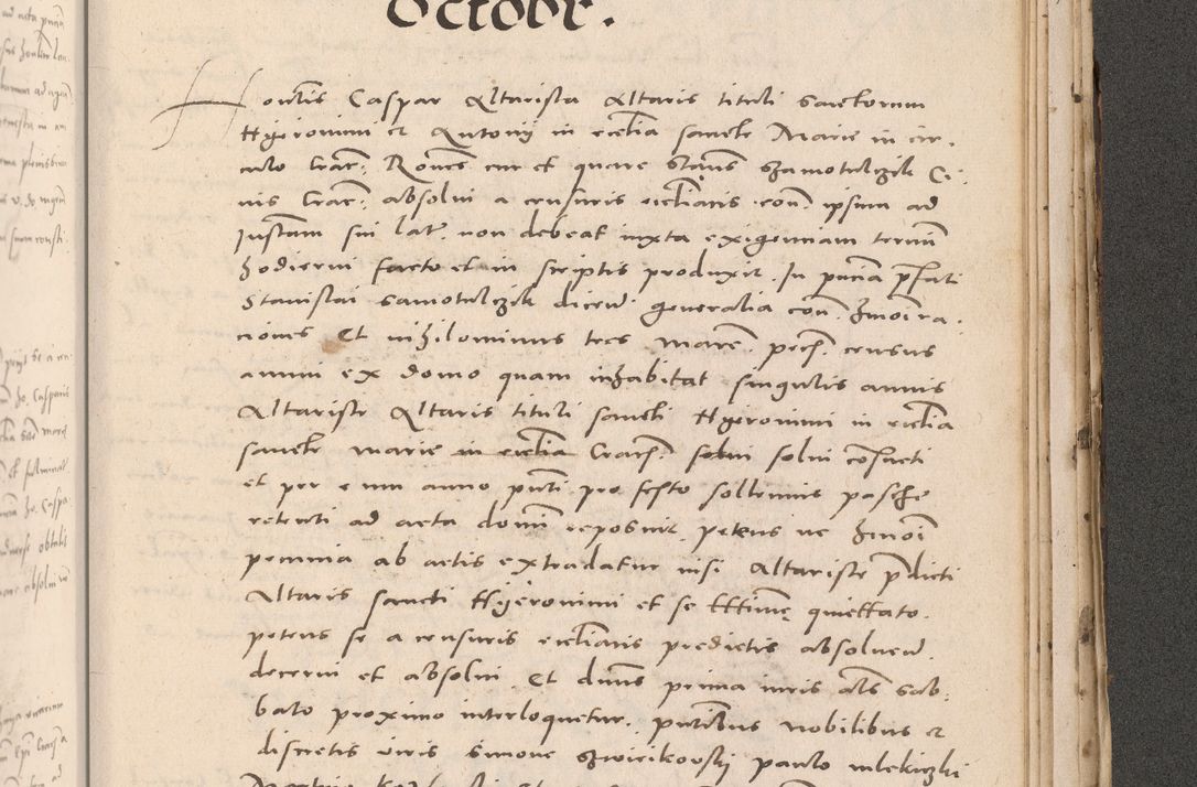 Zdjęcie nr 1027 dla obiektu archiwalnego: Acta actorum causarum, sententiarum tam diffinitivarum quam interloquutoriarum, decretorum, obligationum, quietationum et constitutionum procuratorum coram reverendo domino Stanislao Schlomovski praeposito Calissiensi, archidiacono Sandecensi, canonico vicarioque in spiritualibus generali Cracocoviensi ad annum Domini millesimum quingentesimum quinquagesimum sextum, cuius indicatio quatuor decima, pontificatus sanctissimi in Christo patris domini Pauli divina providencia pape quarti anno ipsius