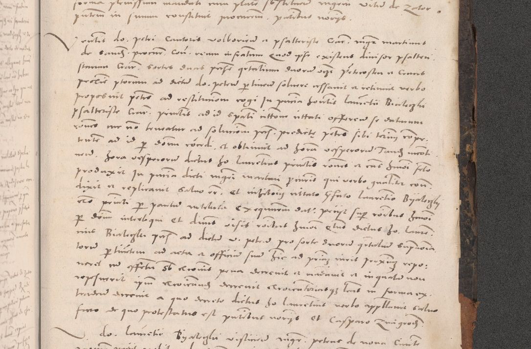 Zdjęcie nr 1105 dla obiektu archiwalnego: Acta actorum causarum, sententiarum tam diffinitivarum quam interloquutoriarum, decretorum, obligationum, quietationum et constitutionum procuratorum coram reverendo domino Stanislao Schlomovski praeposito Calissiensi, archidiacono Sandecensi, canonico vicarioque in spiritualibus generali Cracocoviensi ad annum Domini millesimum quingentesimum quinquagesimum sextum, cuius indicatio quatuor decima, pontificatus sanctissimi in Christo patris domini Pauli divina providencia pape quarti anno ipsius