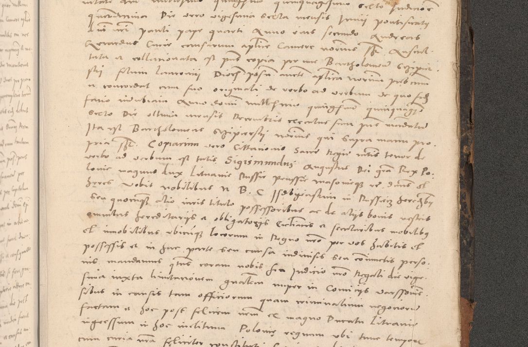 Zdjęcie nr 1101 dla obiektu archiwalnego: Acta actorum causarum, sententiarum tam diffinitivarum quam interloquutoriarum, decretorum, obligationum, quietationum et constitutionum procuratorum coram reverendo domino Stanislao Schlomovski praeposito Calissiensi, archidiacono Sandecensi, canonico vicarioque in spiritualibus generali Cracocoviensi ad annum Domini millesimum quingentesimum quinquagesimum sextum, cuius indicatio quatuor decima, pontificatus sanctissimi in Christo patris domini Pauli divina providencia pape quarti anno ipsius
