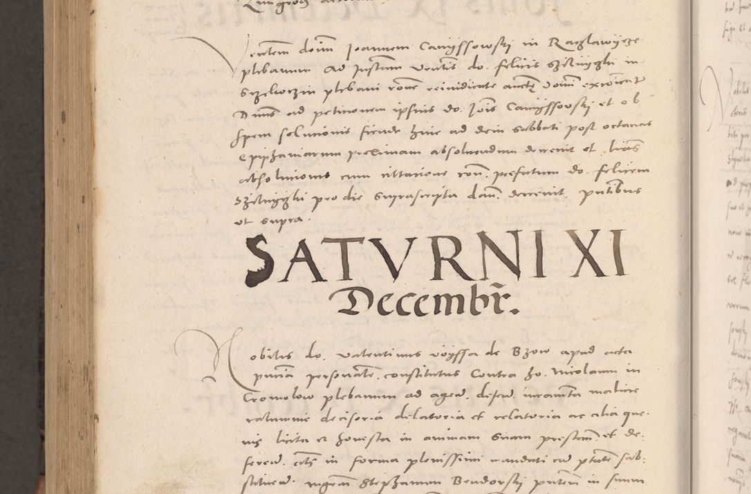 Zdjęcie nr 1080 dla obiektu archiwalnego: Acta actorum causarum, sententiarum tam diffinitivarum quam interloquutoriarum, decretorum, obligationum, quietationum et constitutionum procuratorum coram reverendo domino Stanislao Schlomovski praeposito Calissiensi, archidiacono Sandecensi, canonico vicarioque in spiritualibus generali Cracocoviensi ad annum Domini millesimum quingentesimum quinquagesimum sextum, cuius indicatio quatuor decima, pontificatus sanctissimi in Christo patris domini Pauli divina providencia pape quarti anno ipsius