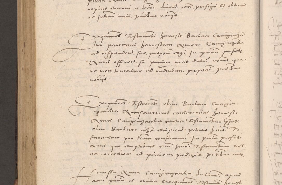 Zdjęcie nr 1076 dla obiektu archiwalnego: Acta actorum causarum, sententiarum tam diffinitivarum quam interloquutoriarum, decretorum, obligationum, quietationum et constitutionum procuratorum coram reverendo domino Stanislao Schlomovski praeposito Calissiensi, archidiacono Sandecensi, canonico vicarioque in spiritualibus generali Cracocoviensi ad annum Domini millesimum quingentesimum quinquagesimum sextum, cuius indicatio quatuor decima, pontificatus sanctissimi in Christo patris domini Pauli divina providencia pape quarti anno ipsius