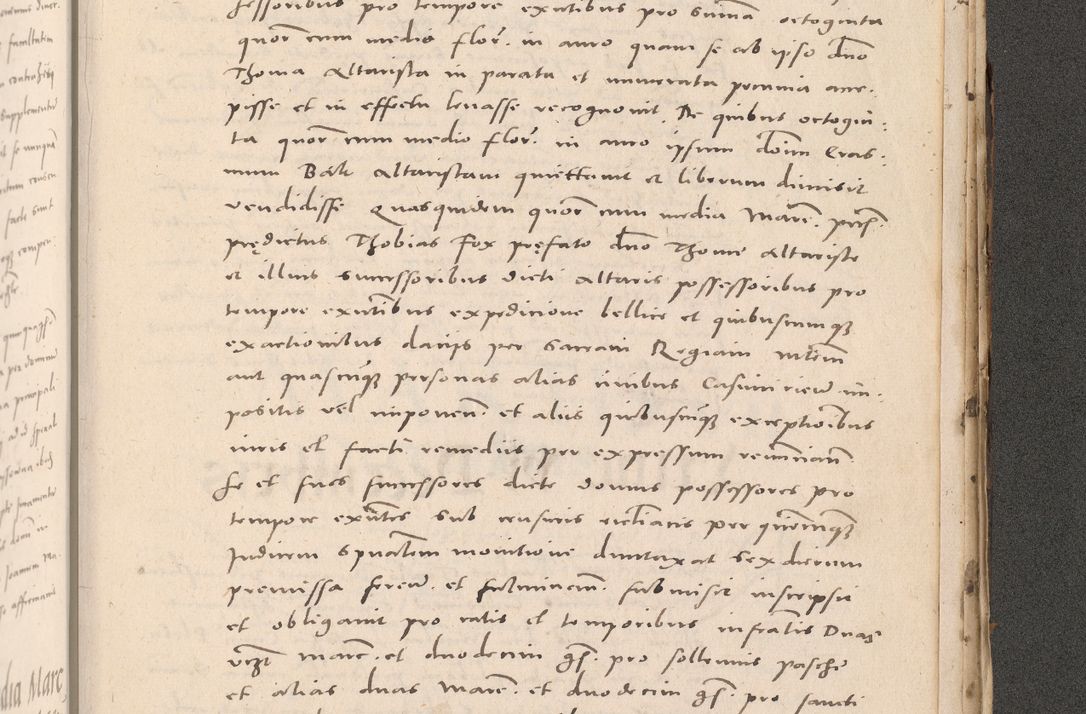 Zdjęcie nr 1073 dla obiektu archiwalnego: Acta actorum causarum, sententiarum tam diffinitivarum quam interloquutoriarum, decretorum, obligationum, quietationum et constitutionum procuratorum coram reverendo domino Stanislao Schlomovski praeposito Calissiensi, archidiacono Sandecensi, canonico vicarioque in spiritualibus generali Cracocoviensi ad annum Domini millesimum quingentesimum quinquagesimum sextum, cuius indicatio quatuor decima, pontificatus sanctissimi in Christo patris domini Pauli divina providencia pape quarti anno ipsius