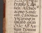 Zdjęcie nr 6 dla obiektu archiwalnego: Acta actorum causarum, sententiarum tam diffinivarum quam interloquutoriarum, decretorum, obligationum, quietationum et constitutionum procuratorum coram reverendo domino Stanislao Szlomowski praeposito Calissieensi, archidiacono Sandecensi, canonico vicarioque in spiritualibus generali Cracoviensi ad annum Domini millesimum quingentesimum quinquagesimum octavum, cuius indicio prima, pontificatus sanctissimi domini nostri Pauli divina providencia pape quarti, anno illius tercio, feliciter sequuntur.