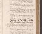 Zdjęcie nr 361 dla obiektu archiwalnego: Acta actorum causarum, sententiarum tam diffinivarum quam interloquutoriarum, decretorum, obligationum, quietationum et constitutionum procuratorum coram reverendo domino Stanislao Szlomowski praeposito Calissieensi, archidiacono Sandecensi, canonico vicarioque in spiritualibus generali Cracoviensi ad annum Domini millesimum quingentesimum quinquagesimum octavum, cuius indicio prima, pontificatus sanctissimi domini nostri Pauli divina providencia pape quarti, anno illius tercio, feliciter sequuntur.