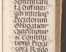 Zdjęcie nr 573 dla obiektu archiwalnego: Acta actorum causarum, sententiarum tam diffinivarum quam interloquutoriarum, decretorum, obligationum, quietationum et constitutionum procuratorum coram reverendo domino Stanislao Szlomowski praeposito Calissieensi, archidiacono Sandecensi, canonico vicarioque in spiritualibus generali Cracoviensi ad annum Domini millesimum quingentesimum quinquagesimum octavum, cuius indicio prima, pontificatus sanctissimi domini nostri Pauli divina providencia pape quarti, anno illius tercio, feliciter sequuntur.