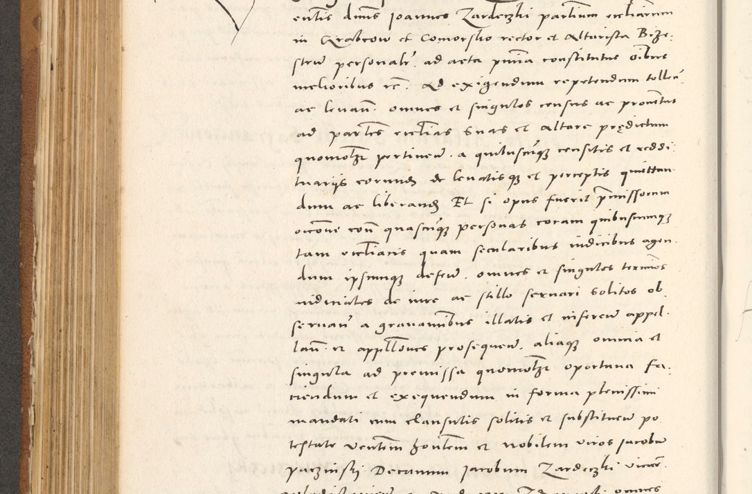 Zdjęcie nr 403 dla obiektu archiwalnego: Acta actorum, sententiarum tam diffinitivarum quam interloquutoriarum, decretorum, obligationum, quietationum et constitutionum procuratorum coram reverendo domino Andrea Przeczlauski scholastico vicarioque in spiritualibus generali Cracoviensi, ad annum Domini millesimum quingentesimum sexagesimum primum, cuius inditio quarta, pontidicatus Pii quarti, annus secundus, poeliciter sequuntur