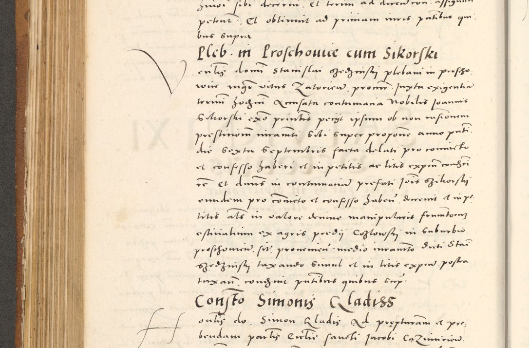 Zdjęcie nr 397 dla obiektu archiwalnego: Acta actorum, sententiarum tam diffinitivarum quam interloquutoriarum, decretorum, obligationum, quietationum et constitutionum procuratorum coram reverendo domino Andrea Przeczlauski scholastico vicarioque in spiritualibus generali Cracoviensi, ad annum Domini millesimum quingentesimum sexagesimum primum, cuius inditio quarta, pontidicatus Pii quarti, annus secundus, poeliciter sequuntur