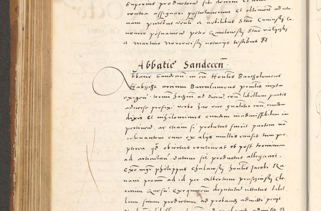 Zdjęcie nr 393 dla obiektu archiwalnego: Acta actorum, sententiarum tam diffinitivarum quam interloquutoriarum, decretorum, obligationum, quietationum et constitutionum procuratorum coram reverendo domino Andrea Przeczlauski scholastico vicarioque in spiritualibus generali Cracoviensi, ad annum Domini millesimum quingentesimum sexagesimum primum, cuius inditio quarta, pontidicatus Pii quarti, annus secundus, poeliciter sequuntur