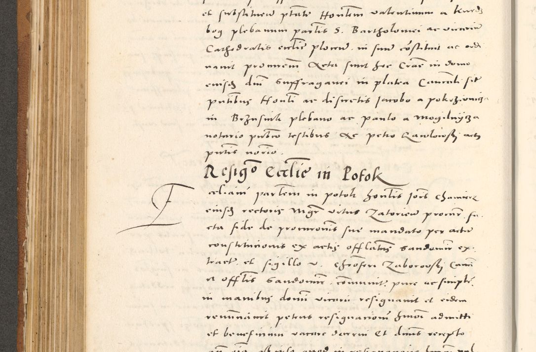 Zdjęcie nr 389 dla obiektu archiwalnego: Acta actorum, sententiarum tam diffinitivarum quam interloquutoriarum, decretorum, obligationum, quietationum et constitutionum procuratorum coram reverendo domino Andrea Przeczlauski scholastico vicarioque in spiritualibus generali Cracoviensi, ad annum Domini millesimum quingentesimum sexagesimum primum, cuius inditio quarta, pontidicatus Pii quarti, annus secundus, poeliciter sequuntur