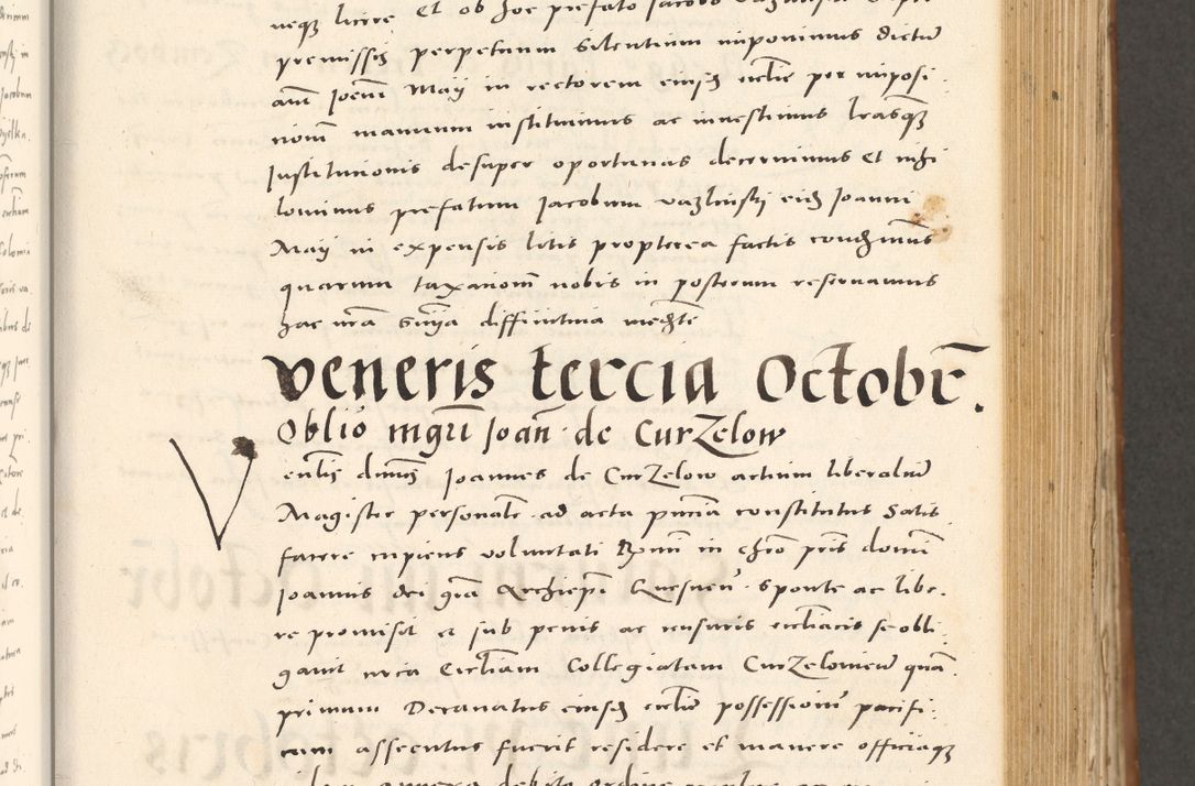 Zdjęcie nr 386 dla obiektu archiwalnego: Acta actorum, sententiarum tam diffinitivarum quam interloquutoriarum, decretorum, obligationum, quietationum et constitutionum procuratorum coram reverendo domino Andrea Przeczlauski scholastico vicarioque in spiritualibus generali Cracoviensi, ad annum Domini millesimum quingentesimum sexagesimum primum, cuius inditio quarta, pontidicatus Pii quarti, annus secundus, poeliciter sequuntur