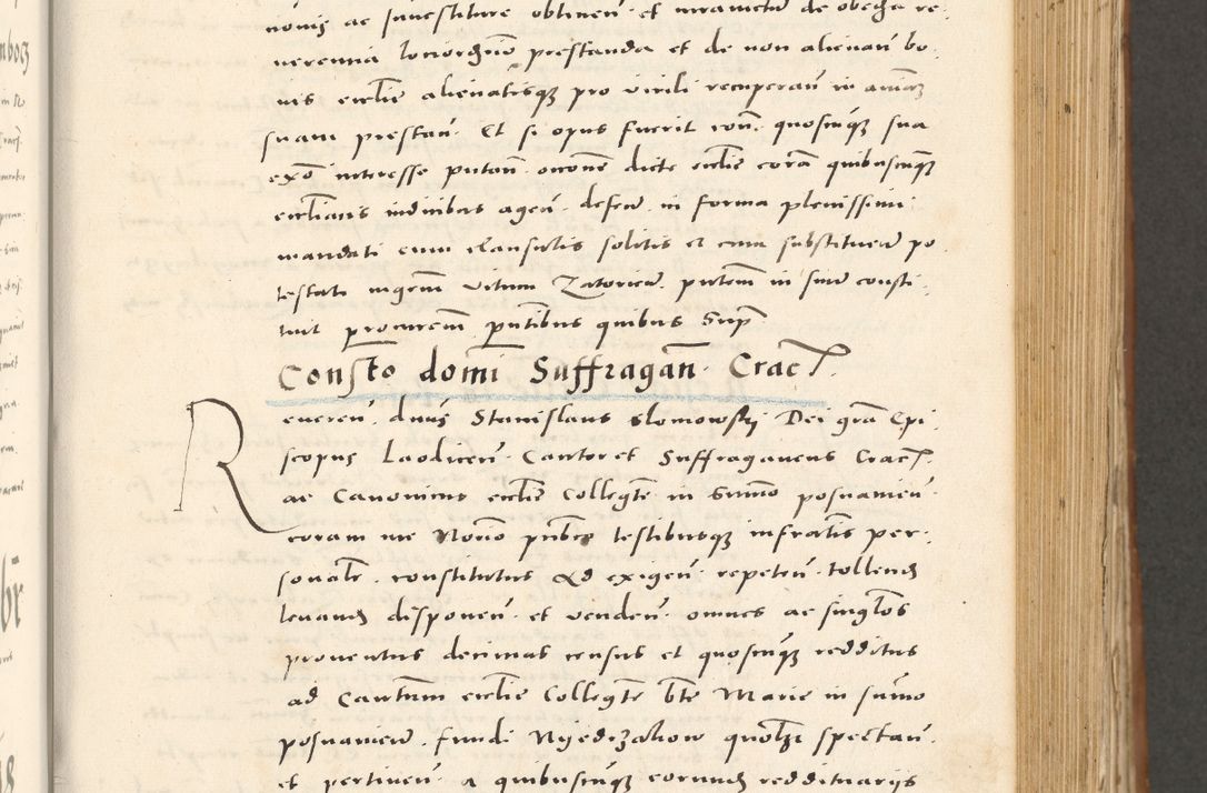 Zdjęcie nr 388 dla obiektu archiwalnego: Acta actorum, sententiarum tam diffinitivarum quam interloquutoriarum, decretorum, obligationum, quietationum et constitutionum procuratorum coram reverendo domino Andrea Przeczlauski scholastico vicarioque in spiritualibus generali Cracoviensi, ad annum Domini millesimum quingentesimum sexagesimum primum, cuius inditio quarta, pontidicatus Pii quarti, annus secundus, poeliciter sequuntur