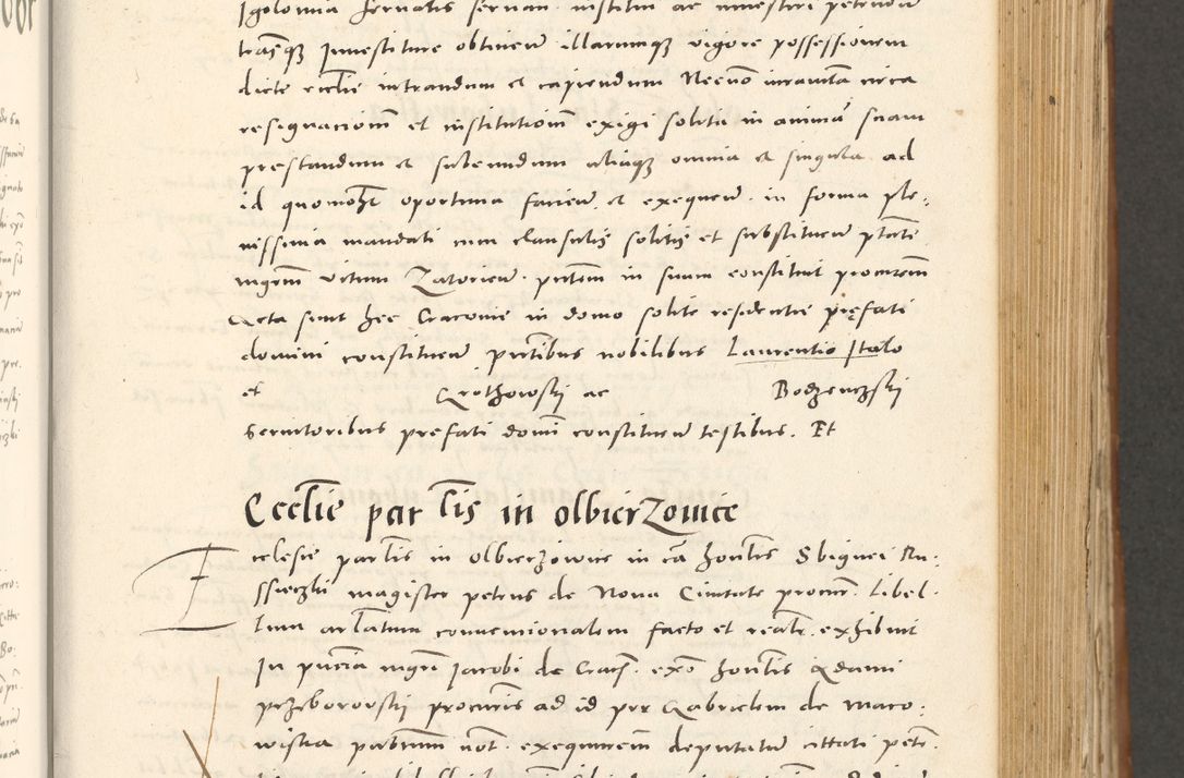 Zdjęcie nr 382 dla obiektu archiwalnego: Acta actorum, sententiarum tam diffinitivarum quam interloquutoriarum, decretorum, obligationum, quietationum et constitutionum procuratorum coram reverendo domino Andrea Przeczlauski scholastico vicarioque in spiritualibus generali Cracoviensi, ad annum Domini millesimum quingentesimum sexagesimum primum, cuius inditio quarta, pontidicatus Pii quarti, annus secundus, poeliciter sequuntur