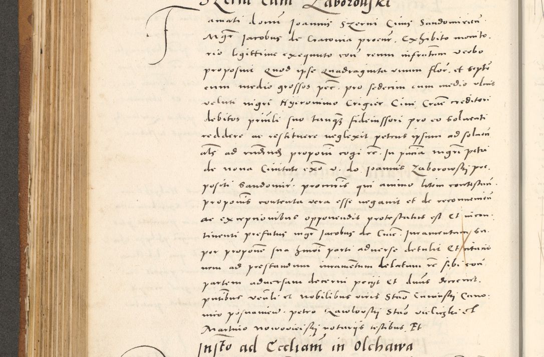 Zdjęcie nr 379 dla obiektu archiwalnego: Acta actorum, sententiarum tam diffinitivarum quam interloquutoriarum, decretorum, obligationum, quietationum et constitutionum procuratorum coram reverendo domino Andrea Przeczlauski scholastico vicarioque in spiritualibus generali Cracoviensi, ad annum Domini millesimum quingentesimum sexagesimum primum, cuius inditio quarta, pontidicatus Pii quarti, annus secundus, poeliciter sequuntur