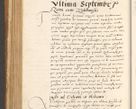 Zdjęcie nr 379 dla obiektu archiwalnego: Acta actorum, sententiarum tam diffinitivarum quam interloquutoriarum, decretorum, obligationum, quietationum et constitutionum procuratorum coram reverendo domino Andrea Przeczlauski scholastico vicarioque in spiritualibus generali Cracoviensi, ad annum Domini millesimum quingentesimum sexagesimum primum, cuius inditio quarta, pontidicatus Pii quarti, annus secundus, poeliciter sequuntur