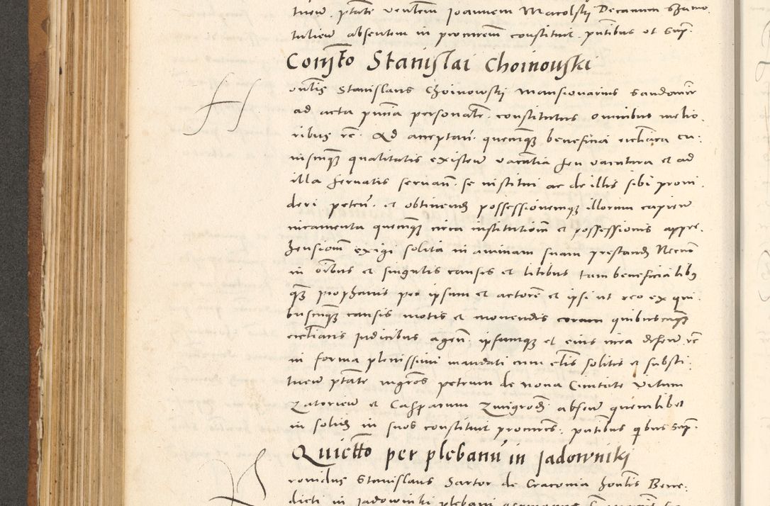 Zdjęcie nr 377 dla obiektu archiwalnego: Acta actorum, sententiarum tam diffinitivarum quam interloquutoriarum, decretorum, obligationum, quietationum et constitutionum procuratorum coram reverendo domino Andrea Przeczlauski scholastico vicarioque in spiritualibus generali Cracoviensi, ad annum Domini millesimum quingentesimum sexagesimum primum, cuius inditio quarta, pontidicatus Pii quarti, annus secundus, poeliciter sequuntur