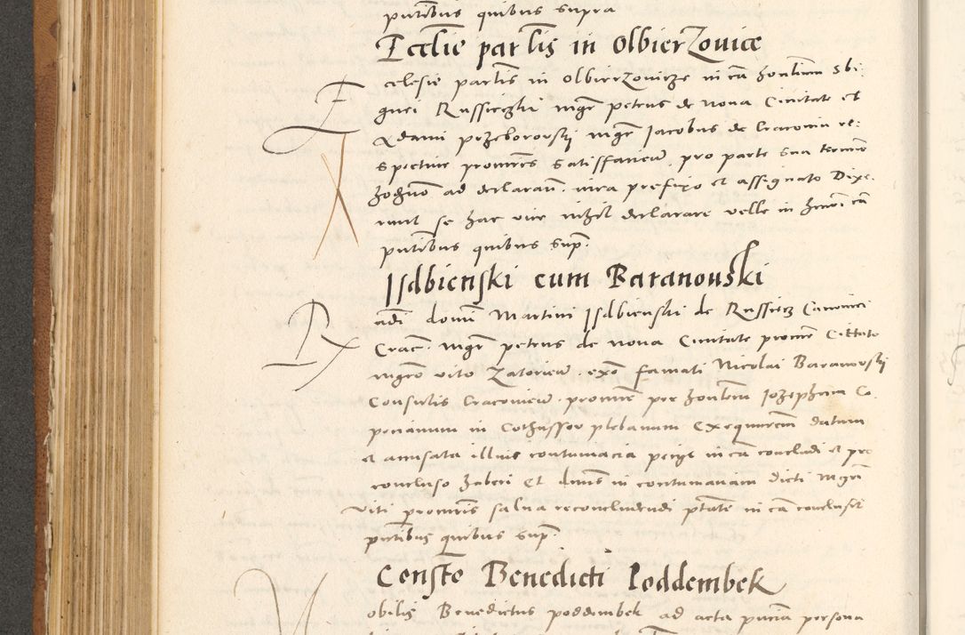 Zdjęcie nr 375 dla obiektu archiwalnego: Acta actorum, sententiarum tam diffinitivarum quam interloquutoriarum, decretorum, obligationum, quietationum et constitutionum procuratorum coram reverendo domino Andrea Przeczlauski scholastico vicarioque in spiritualibus generali Cracoviensi, ad annum Domini millesimum quingentesimum sexagesimum primum, cuius inditio quarta, pontidicatus Pii quarti, annus secundus, poeliciter sequuntur