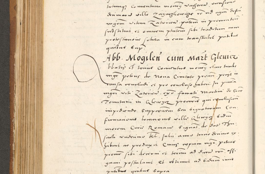 Zdjęcie nr 371 dla obiektu archiwalnego: Acta actorum, sententiarum tam diffinitivarum quam interloquutoriarum, decretorum, obligationum, quietationum et constitutionum procuratorum coram reverendo domino Andrea Przeczlauski scholastico vicarioque in spiritualibus generali Cracoviensi, ad annum Domini millesimum quingentesimum sexagesimum primum, cuius inditio quarta, pontidicatus Pii quarti, annus secundus, poeliciter sequuntur