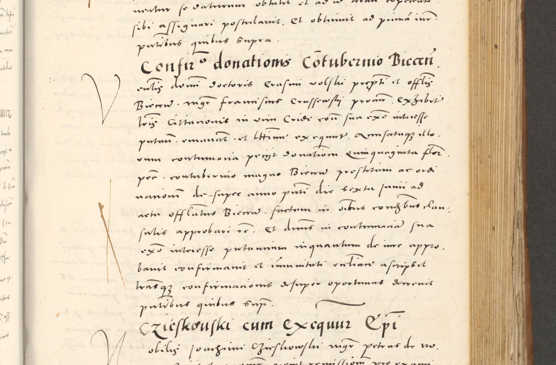Zdjęcie nr 372 dla obiektu archiwalnego: Acta actorum, sententiarum tam diffinitivarum quam interloquutoriarum, decretorum, obligationum, quietationum et constitutionum procuratorum coram reverendo domino Andrea Przeczlauski scholastico vicarioque in spiritualibus generali Cracoviensi, ad annum Domini millesimum quingentesimum sexagesimum primum, cuius inditio quarta, pontidicatus Pii quarti, annus secundus, poeliciter sequuntur