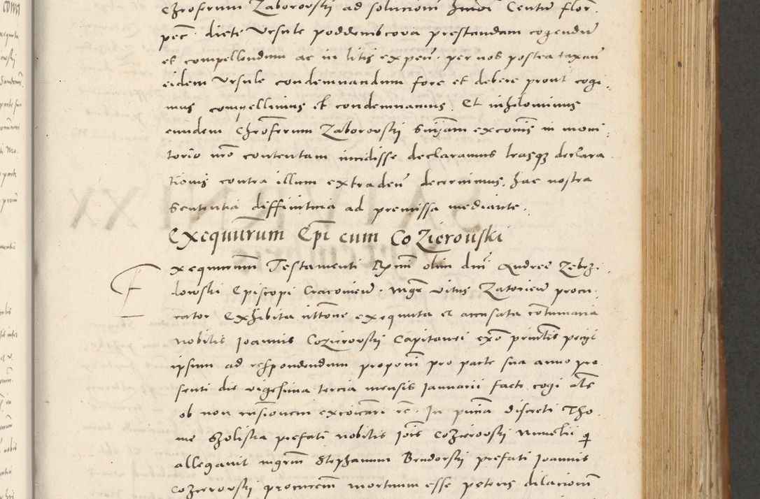 Zdjęcie nr 368 dla obiektu archiwalnego: Acta actorum, sententiarum tam diffinitivarum quam interloquutoriarum, decretorum, obligationum, quietationum et constitutionum procuratorum coram reverendo domino Andrea Przeczlauski scholastico vicarioque in spiritualibus generali Cracoviensi, ad annum Domini millesimum quingentesimum sexagesimum primum, cuius inditio quarta, pontidicatus Pii quarti, annus secundus, poeliciter sequuntur