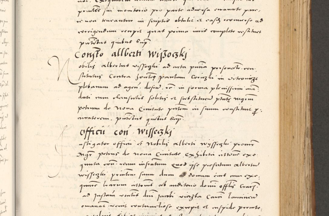 Zdjęcie nr 360 dla obiektu archiwalnego: Acta actorum, sententiarum tam diffinitivarum quam interloquutoriarum, decretorum, obligationum, quietationum et constitutionum procuratorum coram reverendo domino Andrea Przeczlauski scholastico vicarioque in spiritualibus generali Cracoviensi, ad annum Domini millesimum quingentesimum sexagesimum primum, cuius inditio quarta, pontidicatus Pii quarti, annus secundus, poeliciter sequuntur