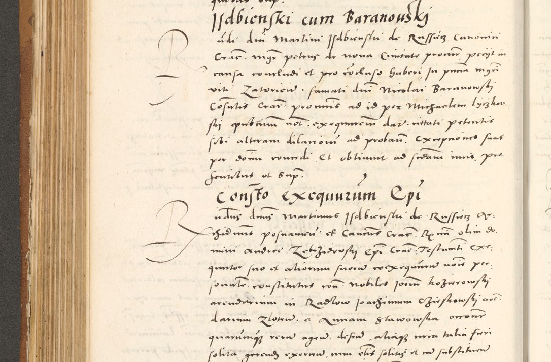 Zdjęcie nr 361 dla obiektu archiwalnego: Acta actorum, sententiarum tam diffinitivarum quam interloquutoriarum, decretorum, obligationum, quietationum et constitutionum procuratorum coram reverendo domino Andrea Przeczlauski scholastico vicarioque in spiritualibus generali Cracoviensi, ad annum Domini millesimum quingentesimum sexagesimum primum, cuius inditio quarta, pontidicatus Pii quarti, annus secundus, poeliciter sequuntur