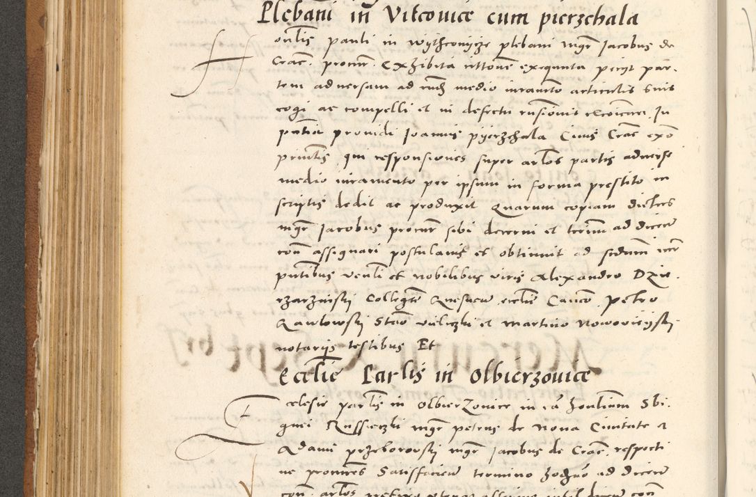 Zdjęcie nr 355 dla obiektu archiwalnego: Acta actorum, sententiarum tam diffinitivarum quam interloquutoriarum, decretorum, obligationum, quietationum et constitutionum procuratorum coram reverendo domino Andrea Przeczlauski scholastico vicarioque in spiritualibus generali Cracoviensi, ad annum Domini millesimum quingentesimum sexagesimum primum, cuius inditio quarta, pontidicatus Pii quarti, annus secundus, poeliciter sequuntur