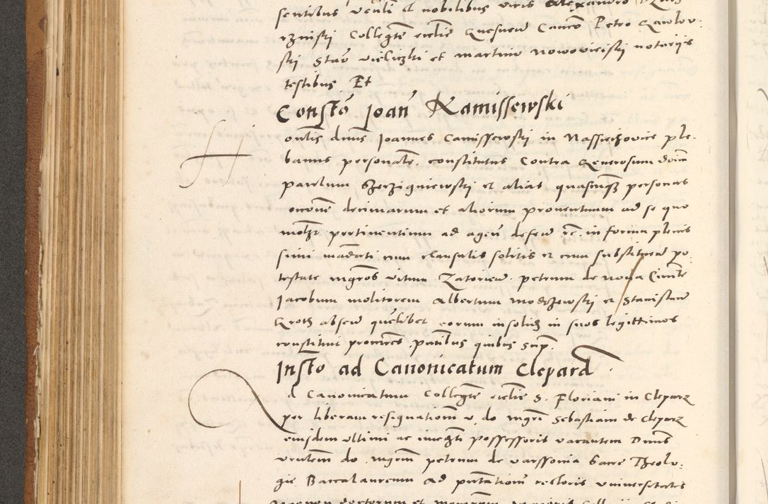 Zdjęcie nr 351 dla obiektu archiwalnego: Acta actorum, sententiarum tam diffinitivarum quam interloquutoriarum, decretorum, obligationum, quietationum et constitutionum procuratorum coram reverendo domino Andrea Przeczlauski scholastico vicarioque in spiritualibus generali Cracoviensi, ad annum Domini millesimum quingentesimum sexagesimum primum, cuius inditio quarta, pontidicatus Pii quarti, annus secundus, poeliciter sequuntur
