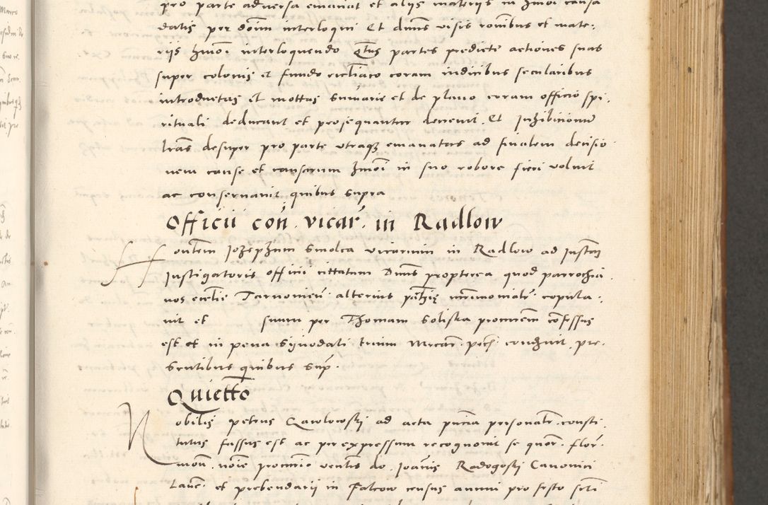 Zdjęcie nr 338 dla obiektu archiwalnego: Acta actorum, sententiarum tam diffinitivarum quam interloquutoriarum, decretorum, obligationum, quietationum et constitutionum procuratorum coram reverendo domino Andrea Przeczlauski scholastico vicarioque in spiritualibus generali Cracoviensi, ad annum Domini millesimum quingentesimum sexagesimum primum, cuius inditio quarta, pontidicatus Pii quarti, annus secundus, poeliciter sequuntur