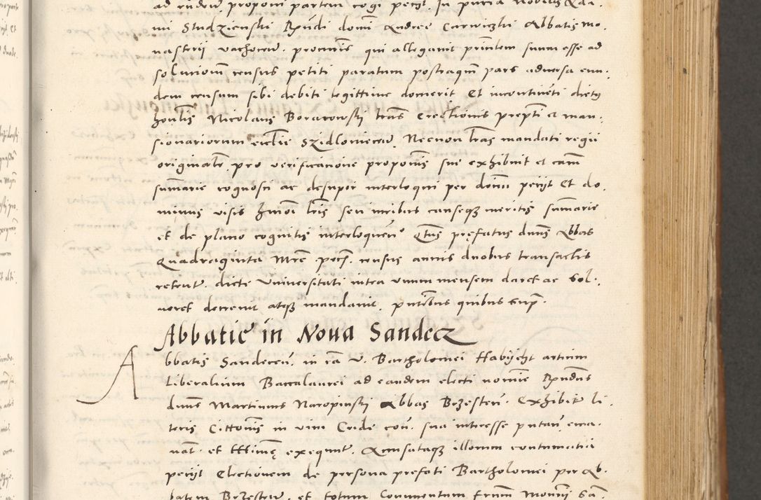 Zdjęcie nr 322 dla obiektu archiwalnego: Acta actorum, sententiarum tam diffinitivarum quam interloquutoriarum, decretorum, obligationum, quietationum et constitutionum procuratorum coram reverendo domino Andrea Przeczlauski scholastico vicarioque in spiritualibus generali Cracoviensi, ad annum Domini millesimum quingentesimum sexagesimum primum, cuius inditio quarta, pontidicatus Pii quarti, annus secundus, poeliciter sequuntur