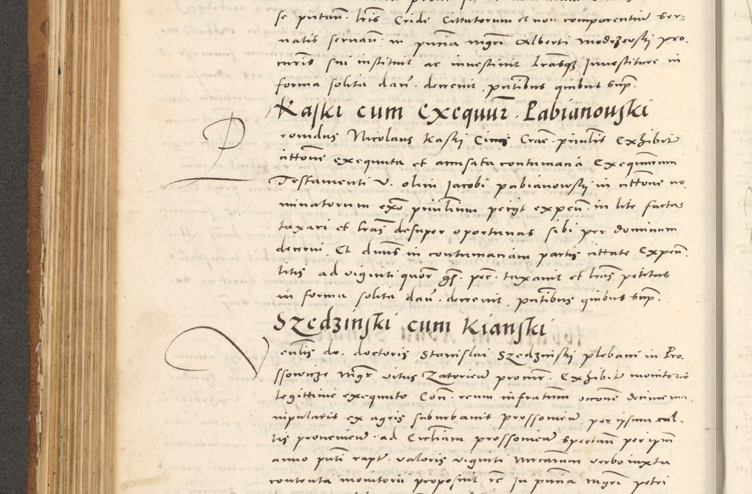 Zdjęcie nr 323 dla obiektu archiwalnego: Acta actorum, sententiarum tam diffinitivarum quam interloquutoriarum, decretorum, obligationum, quietationum et constitutionum procuratorum coram reverendo domino Andrea Przeczlauski scholastico vicarioque in spiritualibus generali Cracoviensi, ad annum Domini millesimum quingentesimum sexagesimum primum, cuius inditio quarta, pontidicatus Pii quarti, annus secundus, poeliciter sequuntur