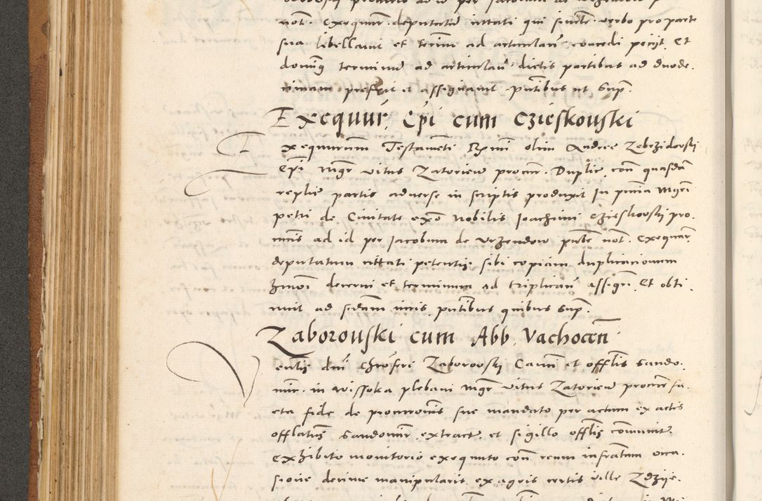 Zdjęcie nr 321 dla obiektu archiwalnego: Acta actorum, sententiarum tam diffinitivarum quam interloquutoriarum, decretorum, obligationum, quietationum et constitutionum procuratorum coram reverendo domino Andrea Przeczlauski scholastico vicarioque in spiritualibus generali Cracoviensi, ad annum Domini millesimum quingentesimum sexagesimum primum, cuius inditio quarta, pontidicatus Pii quarti, annus secundus, poeliciter sequuntur